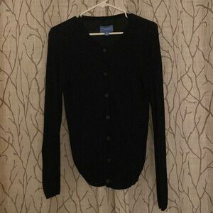 Simply Vera Vera Wang Black Cardigan Size S